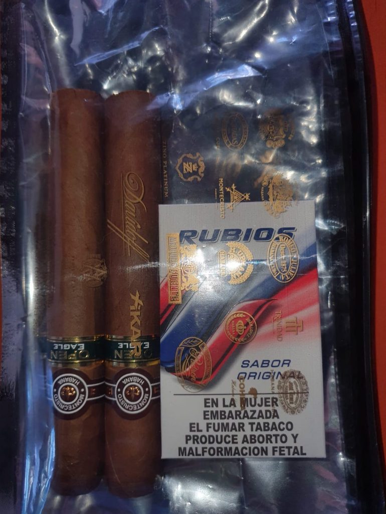 Cuban Montecristo Open Eagles & Rubio Rojos