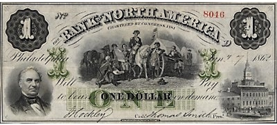 Bank of North America Currency