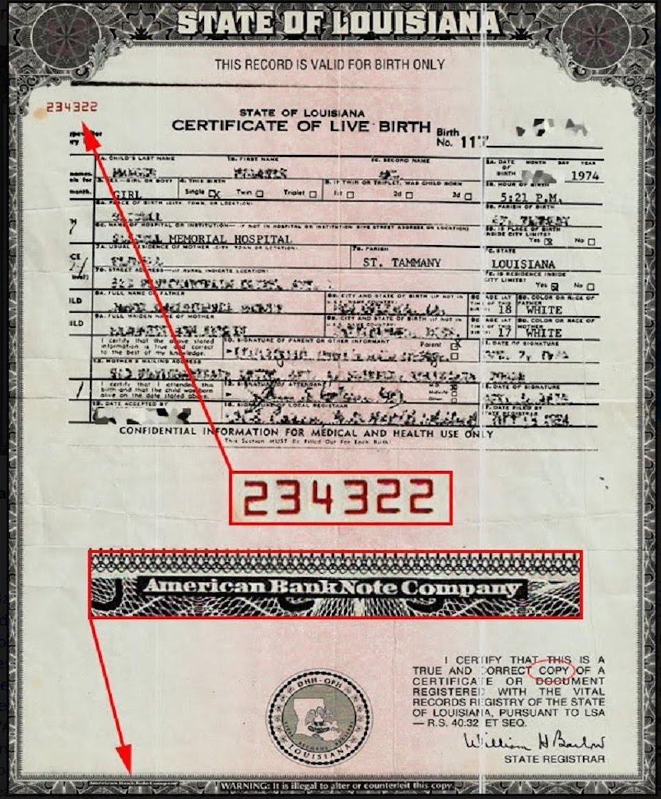 Birth Certificate